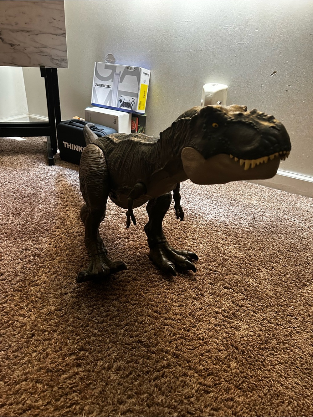 3 ft Realistic T-Rex Dinosaur Figure - Brown/Black